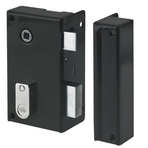 Yale Blanche Serrure Applique Verticale Monopoint Pour Porte Ouvrant Droit