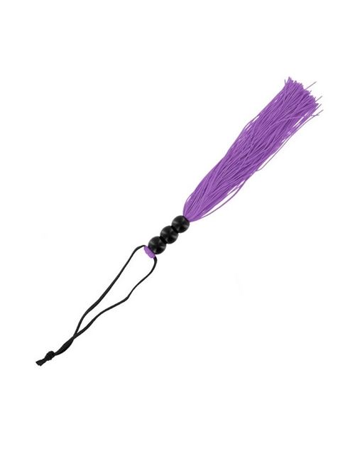 Petit fouet en caoutchouc violet sex & mischief ss80002