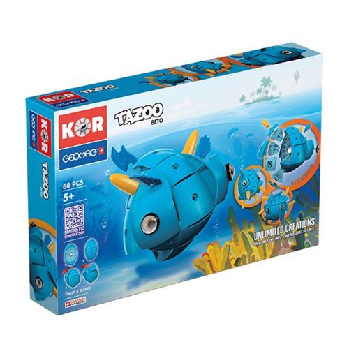 Geomag KOR Tazoo Beto bleu 68 pcs