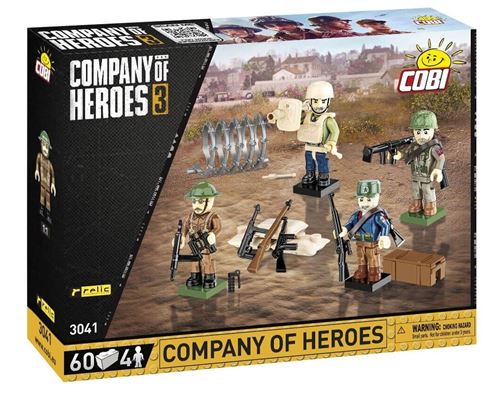 Cobi 3041 - Company of Heroes 3, 4 personnages (Jeu de Construction)