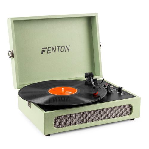Fenton RP118C Platine Vinyle Bluetooth avec Haut-parleurs Int&eacute;gr&eacute;s
