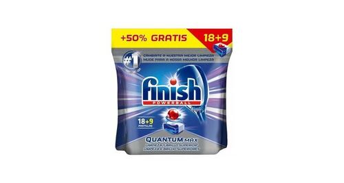 Tablettes pour lave-vaisselle finish quantum regular (27 doses)