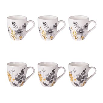 Acheter coffret 2 mugs XXL Flora de Table Passion - mug en porcelaine