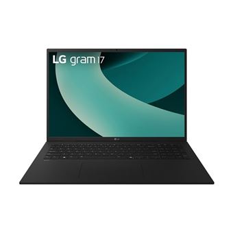 LG gram 17Z90TL-G.AZ78F - Copilot+ PC - Intel Core Ultra 7 - 258V / jusqu'à 4.8 GHz - Evo - Win 11 Pro - Intel Arc Graphics 140V - 32 Go RAM - 1 To SSD NVM Express (NVMe) Gen 4 - 17" IPS 2560 x 1600 (WQXGA) - Wi-Fi 6, Bluetooth - Noir vitreux - clavier : - 1