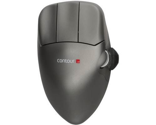 Souris Contour Design Mouse M radio optique ergonomique gris
