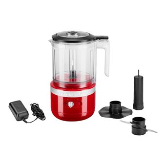 Hachoir sans fil KitchenAid 5KFCB519 12V Rouge