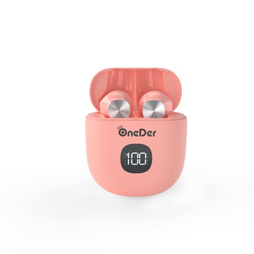 Ecouteurs bluetooth sans fil W16 Rose