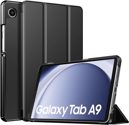 Housse Tablette XEPTIO Etui housse protection blanc pour Samsung Galaxy TAB  A9 2023 8,7 pouces avec stand Pochette coque