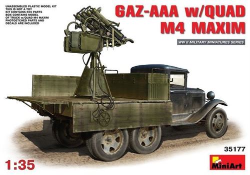 Gaz-aaa S/quad M-4 Maxim - 1:35e - Miniart