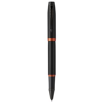 Parker IM  Vibrant Rings Noir Orange Vif Roller F