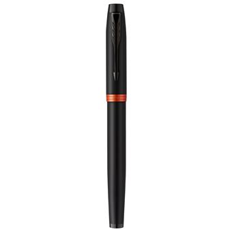 Parker IM  Vibrant Rings Noir Orange Vif Roller F