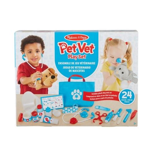 Non Communiqué Blanc Jeu D'imitation - Vétérinaire - 24 Pièces - Dès 3 Ans - Melissa & Doug