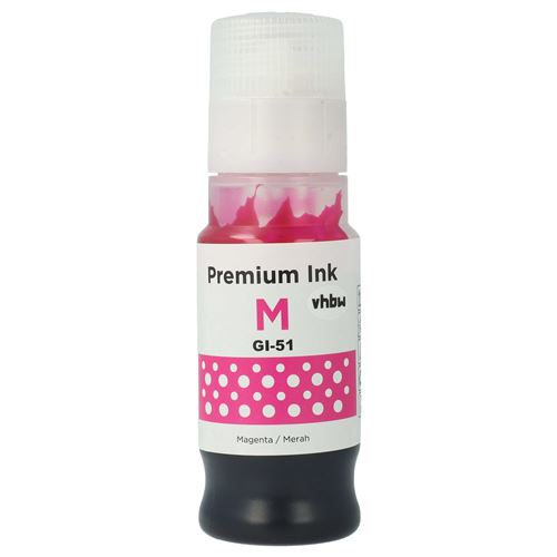 vhbw Encre de recharge remplacement pour Canon GI-71, GI-81, GI-91