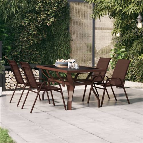 VIDAXL - Table de jardin - 140x70x70 cm - Image 3