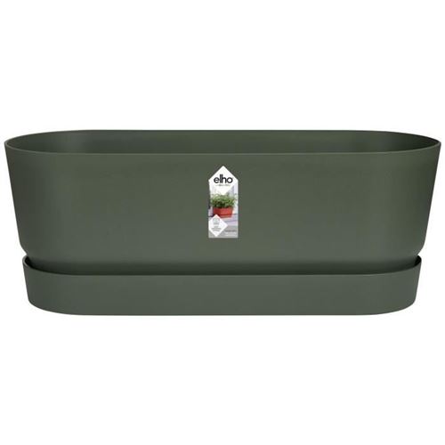 Non Communiqué Leaf Green Planteur Ovale Greenville - Plastique - Ø50