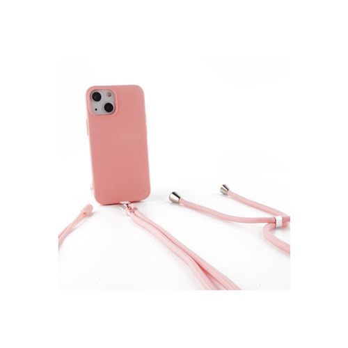 COQUE SILICONE AVEC TOUR DE COU ET TOUR DE POIGNET INCLUS POUR IPHONE 15  PRO MAX