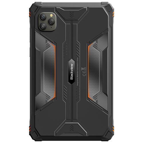 Blackview Active 5 Tablette Tactile, 8.68" Hd + 90Hz Android 15 Tablette Imperméable, 24Go + 128Go, 16Mp + 13Mp, 6600Mah, 5G WiFi / Ip68 / Ip69K, Orange