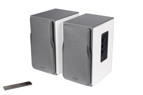 Altavoces Edifier Bluetooth 42W avec entrée ligne et design bois - Image 4