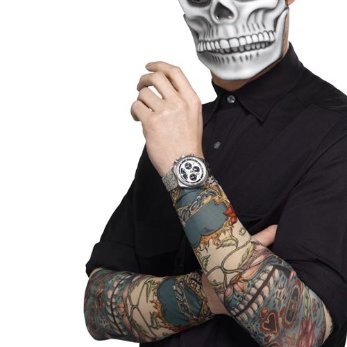 Smiffys Tatouages Jour des morts, Multicolore, Lot de 1