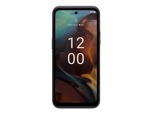Nokia XR21 - 5G smartphone - double SIM - RAM 6 Go / Mémoire interne 128 Go - 6.49 - 2400 x 1080 pixels (120 Hz) - 2x caméras arrière 64 MP, 8 MP - front camera 16 MP - noir minuit
