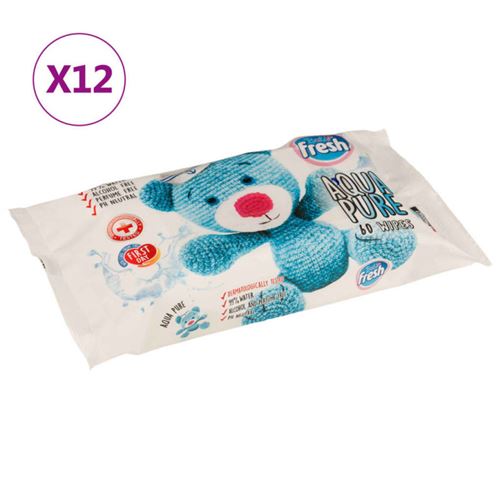 vidaXL Lingettes pour bébé 12 paquets 720 lingettes