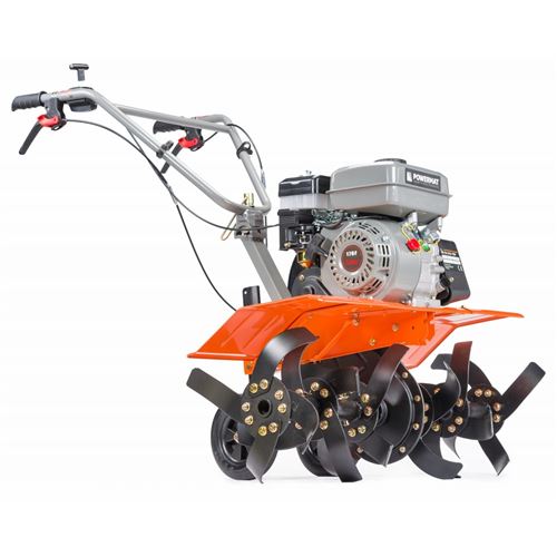 POWER TOOL - Motobineuse thermique - 210cc - Puissance moteur 7 Orange