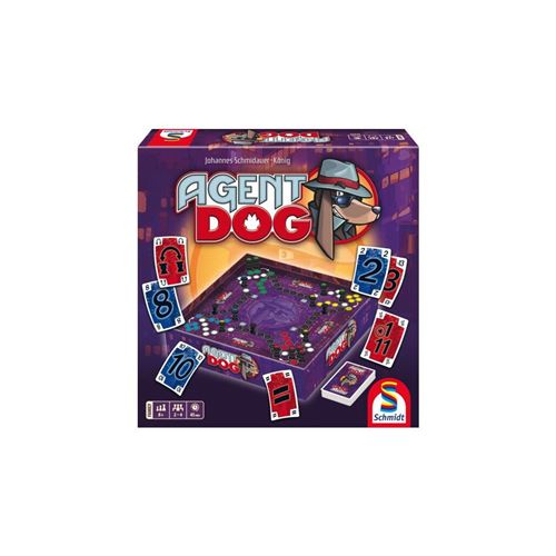Schmidt Spiele 49454 Agent Dog, Jeu de Tactique et Jeu Familial