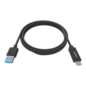 Vision Professional - Câble USB - 24 pin USB-C (M) pour USB type A (M) - USB 3.0 - 3 A - noir - 1