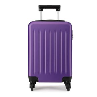 Valise Cabine Aerial California – Violet – 55x35x20 Cm – Neuve
