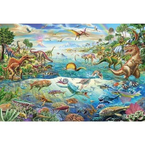 Schmidt Spiele - Puzzle Découvre les dinosaures - 200 pièces - Image 3