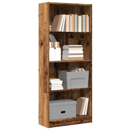 VIDAXL - Bibliothèque - Style Vintage - 60x24x143 cm - Image 2