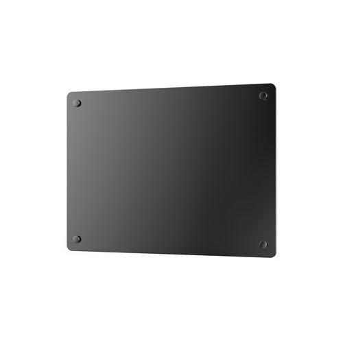 Non Communiqué Noir Radiateur Avec Panneau En Verre Et Commande Wifi App Purline Panel Glass1000