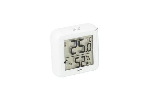 Non Communiqué Blanc Otio - Thermomètre Hygromètre Intérieur + Capteur