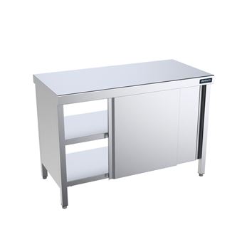Table Inox Traversantes avec Portes Gamme 900   Distform - 1