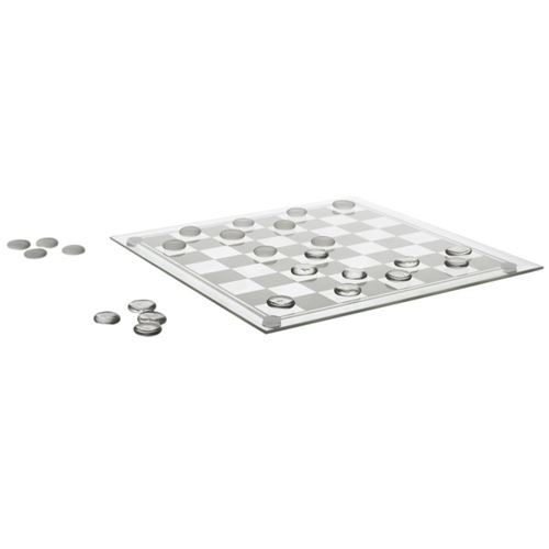 Non Communiqué Transparent Jeu De Société "Dames" 25Cm