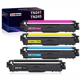 4 × Cartouches de toner compatible Brother TN-241 TN-245 pour