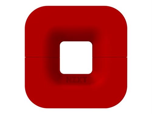 NZXT Puck - Support magnétique pour casque, câble audio - rouge