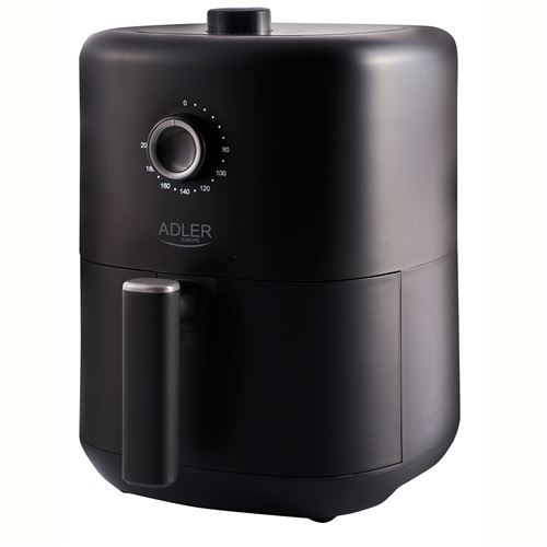 Friteuse à Air Chaud 3 L sans Huile Airfryer Minuterie 80 - 200ºC Adler AD6310 2200 Noir