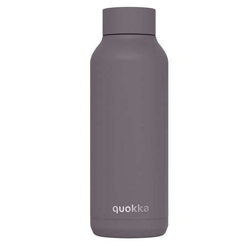 QUOKKA Bouteille Isotherme 510 ml Inox &agrave; Double Paroi Etanche Gris fonc&eacute;