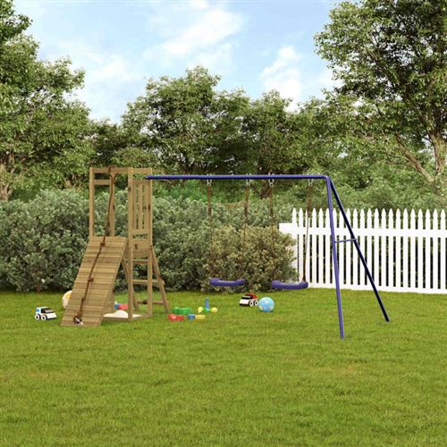 vidaXL Spielturm Imprägniertes Kiefernholz