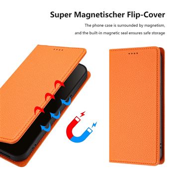 Pour iPhone 13 12 11 Pro XS Max 8 7 Etui portefeuille en cuir coque Magnétique e
