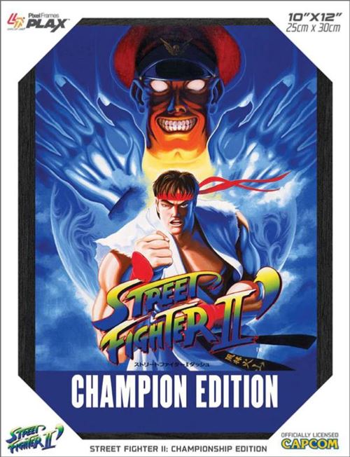 Pixel Frames Plax Street Fighter 2 Champion Edition - Lenticular Frame