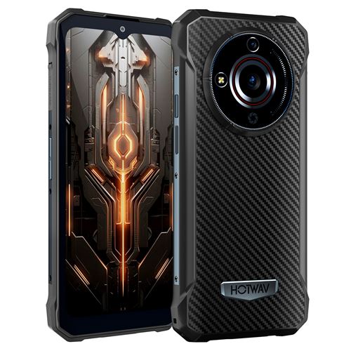 HOTWAV T7 Téléphone Portable 6.52 Android 13, 6280mAh, 8(4+4)Go+128Go, 21MP+8MP,Face ID,Dual SIM 4G - Noir