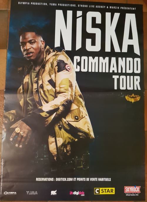 NISKA - Commando Tour - AFFICHE