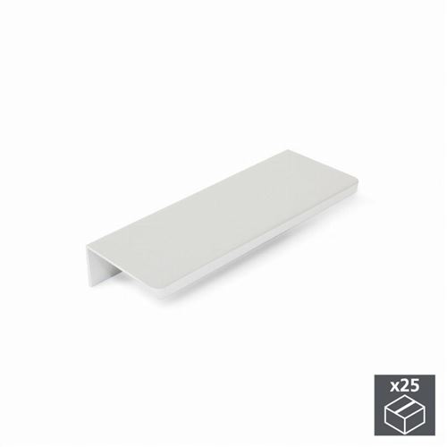 Lot de 25 poignées Setubal EMUCA en aluminium finition anodisé mat avec entraxe 32 mm - 9166062