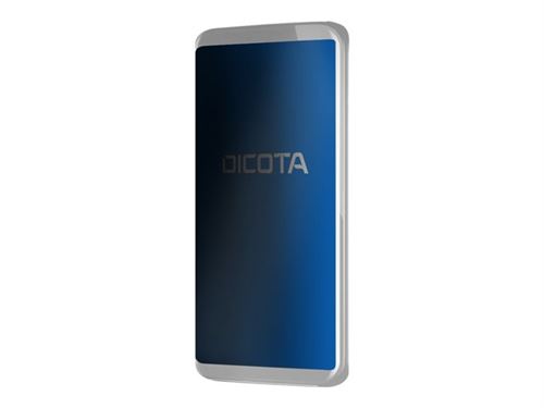 DICOTA Secret - Protection d'écran pour téléphone portable - avec filtre de confidentialité - 4 voies - adhésif - noir - pour Apple iPhone XR