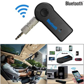 Adaptateur Bluetooth auxiliaire de voiture portable, adaptateur audio mains  libres pour récepteur Bluetooth, kits de voiture Bluetooth avec récepteur  auxiliaire sans fil 3,5 mm 