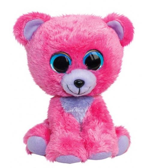 peluche Lumo Ourson Lumo Rose Framboise 24 cm