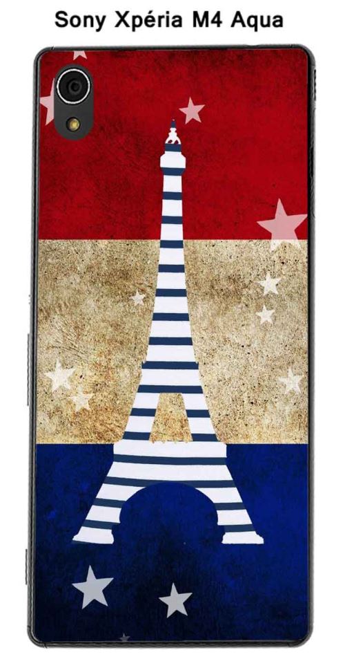 Coque Paris-4 pour Sony Xpéria M4 Aqua