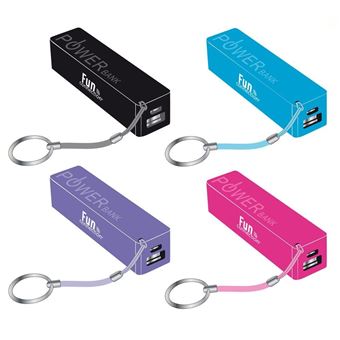 Batterie De Secours Universelle Smartphone Iphone 2600 Mah Cable Integre - 1